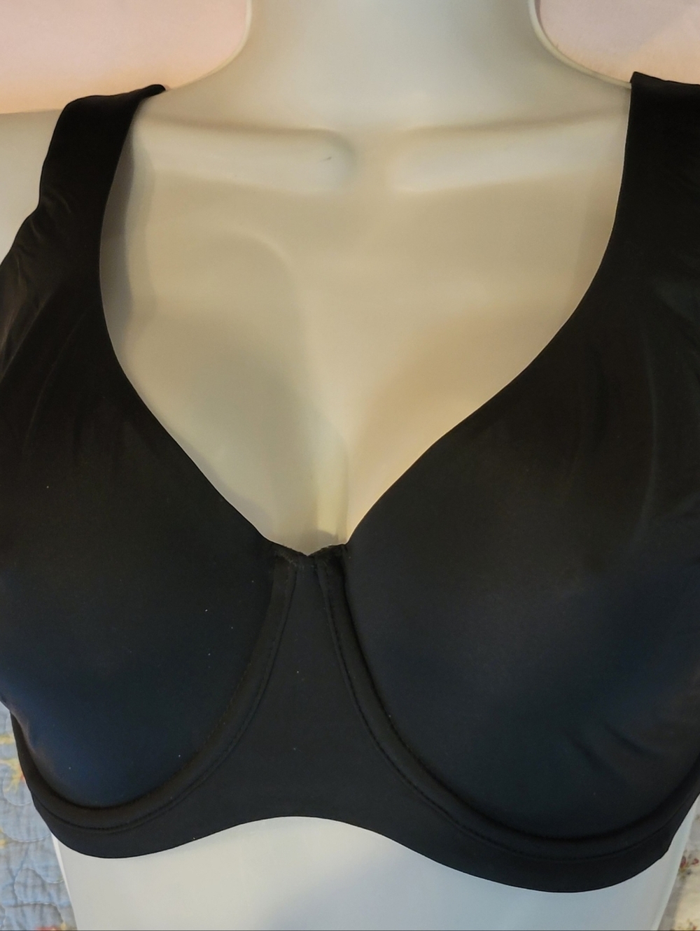 CUUP 36 G  The Scoop  Black Seamless Underwire Bra